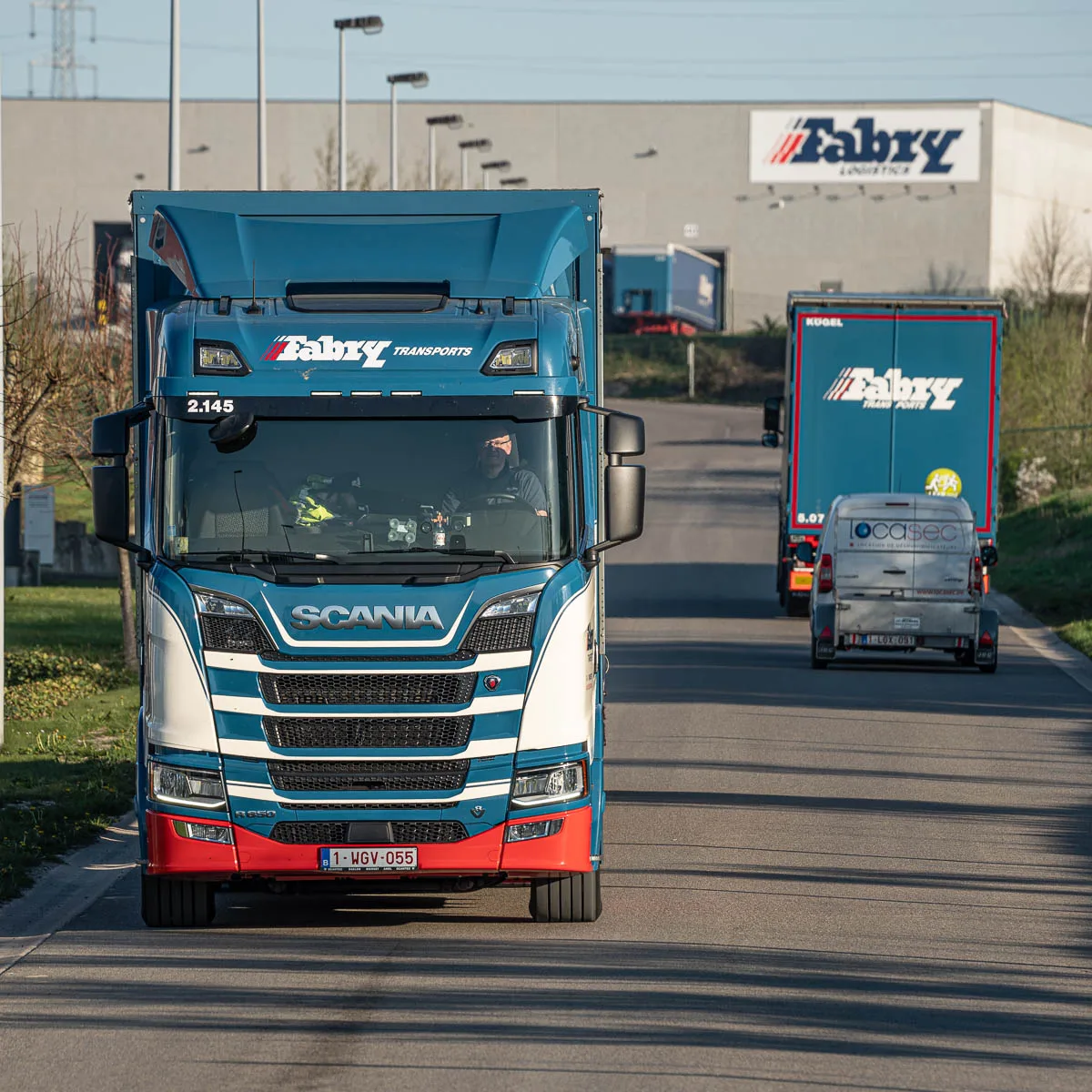 Tracteur Scania aux couleurs des Transports Fabry