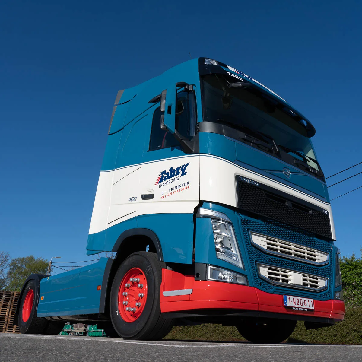 Ensemble routier Fabry de face