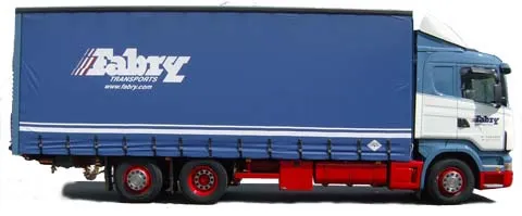 Porteur 26 tonnes, vue de profil